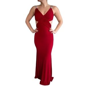 Jovani Evening Gown Red